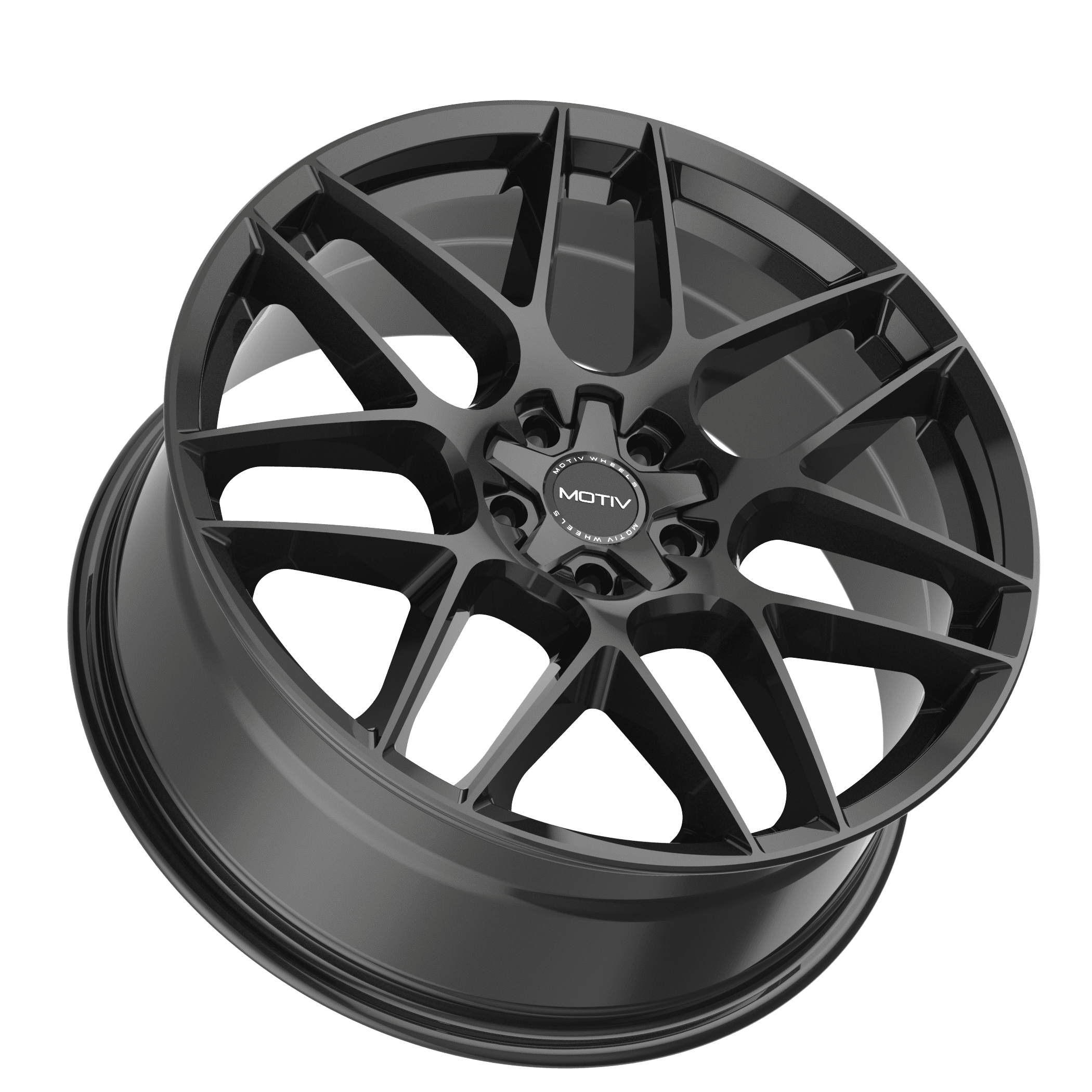 Motiv 435B FOIL 435B-8805742 18X8 5X4.50 / 5X120 (+42) MTV 435B Foil (HB 74.1) Gloss Black Cast Aluminum
