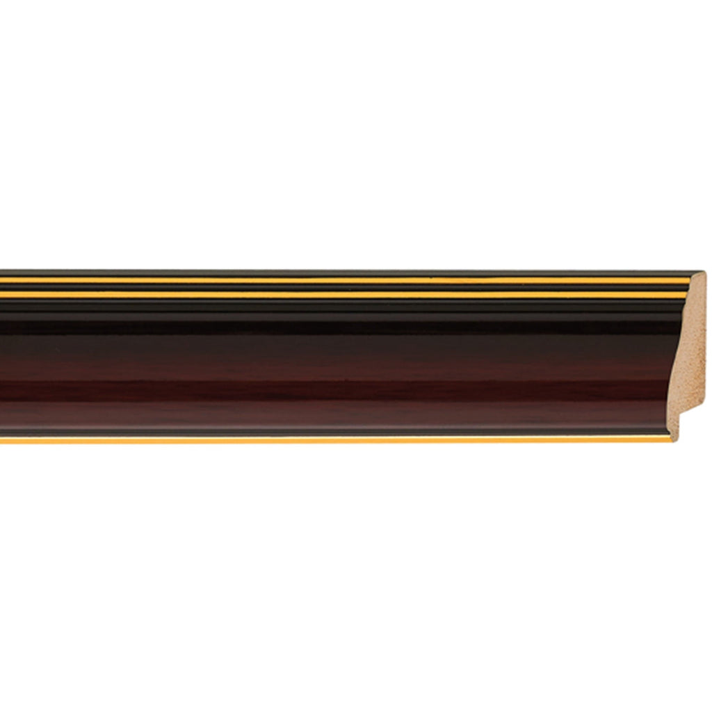 40x28 Bronze Brown Real Wood Picture Frame Width 1.25 inches | Interior Frame Depth 0.75 inches |