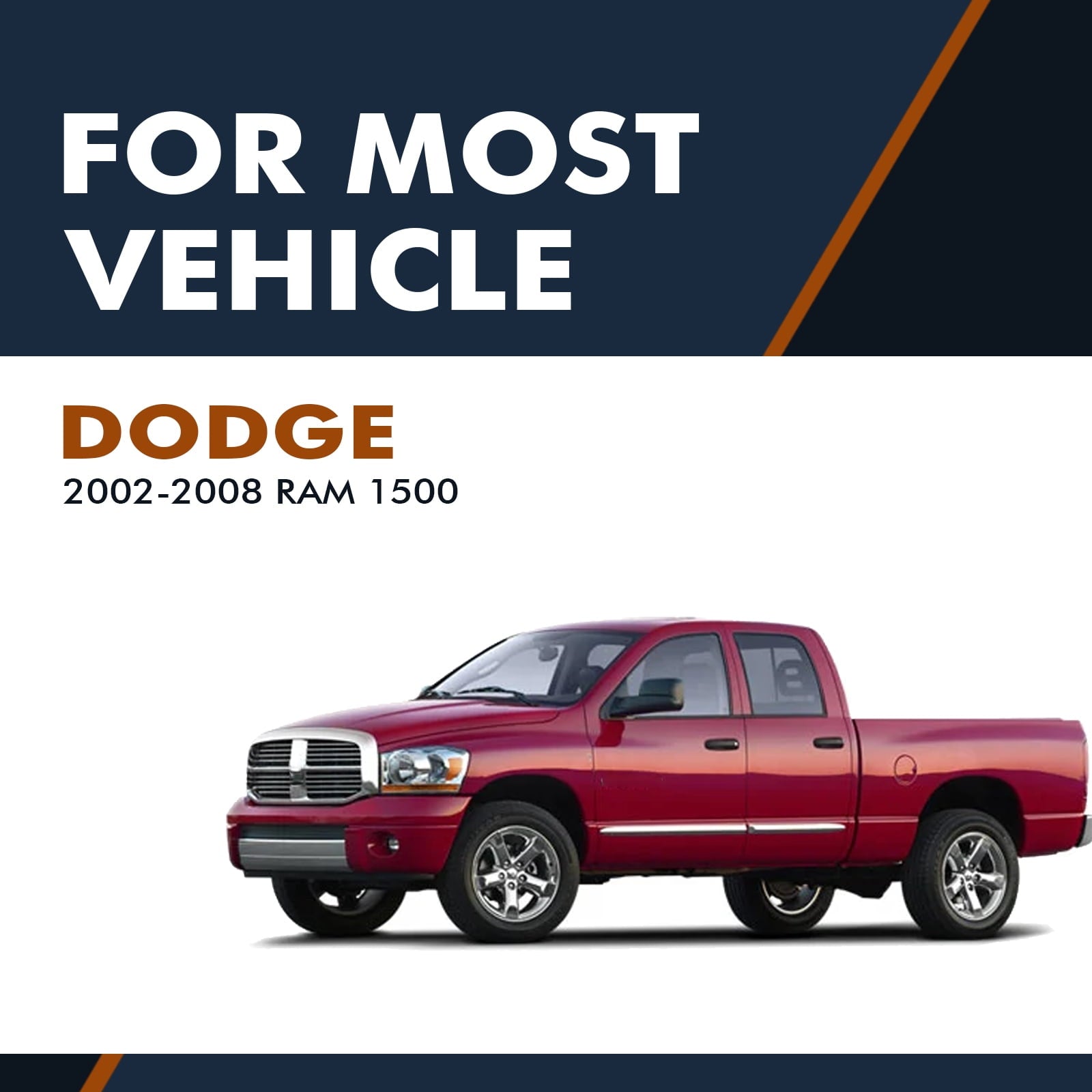 Pair of 2 Front Shock Absorber For 2002-2008 Dodge RAM 1500 RWD