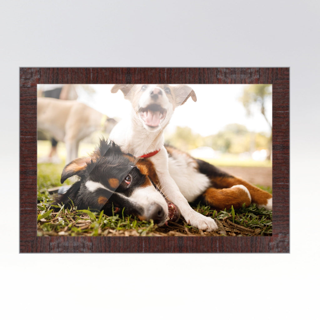 40x28 Bronze Brown Real Wood Picture Frame Width 1.25 inches | Interior Frame Depth 0.75 inches |