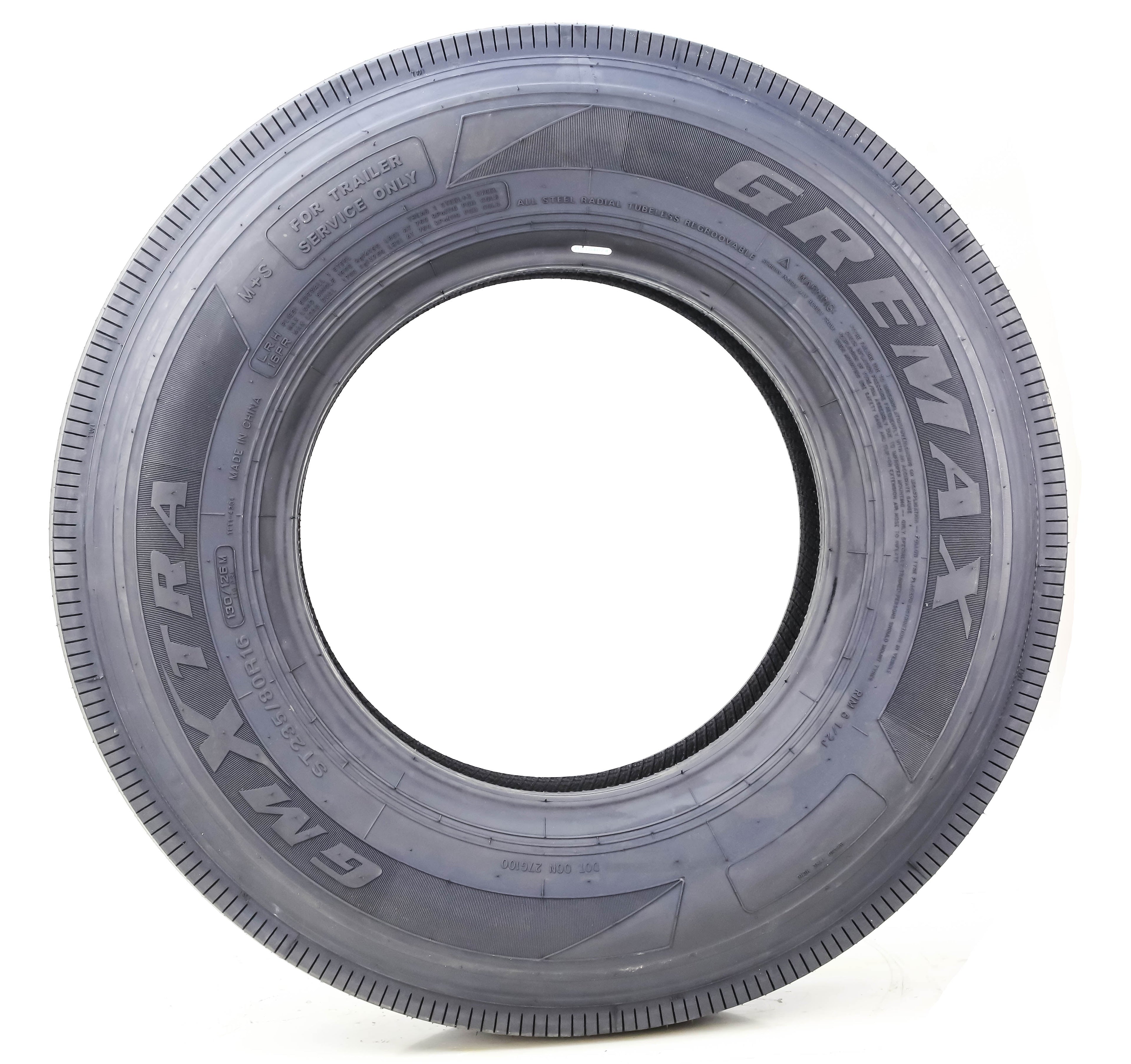 2 GREMAX All Steel Heavy Duty Premium Trailer Radial Tire-ST235/80R16 235/80/16 235/80-16 130/126M LR H 16-Ply