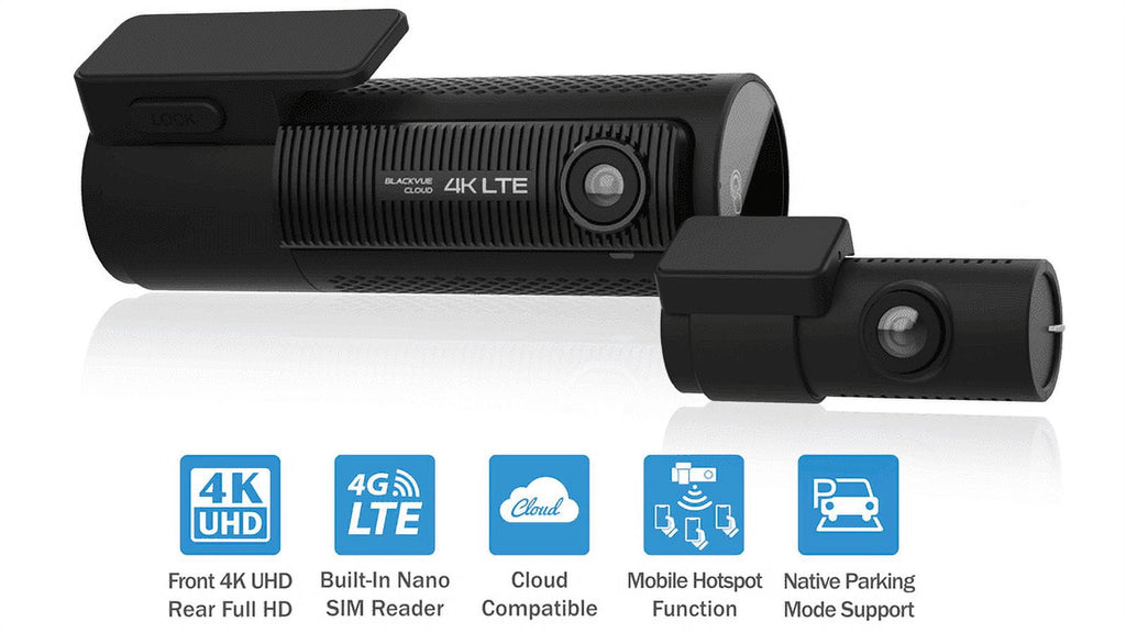BLACKVUE DR970X-2CH LTE | 4K UHD CLOUD DASHCAM | WI-FI,GPS,PARKING MODE (64GB)