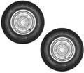 eCustomrim 2-Pack Trailer Tire Rim ST185/80D13 Load C 13 Inch 5 Lug Silver Wheel