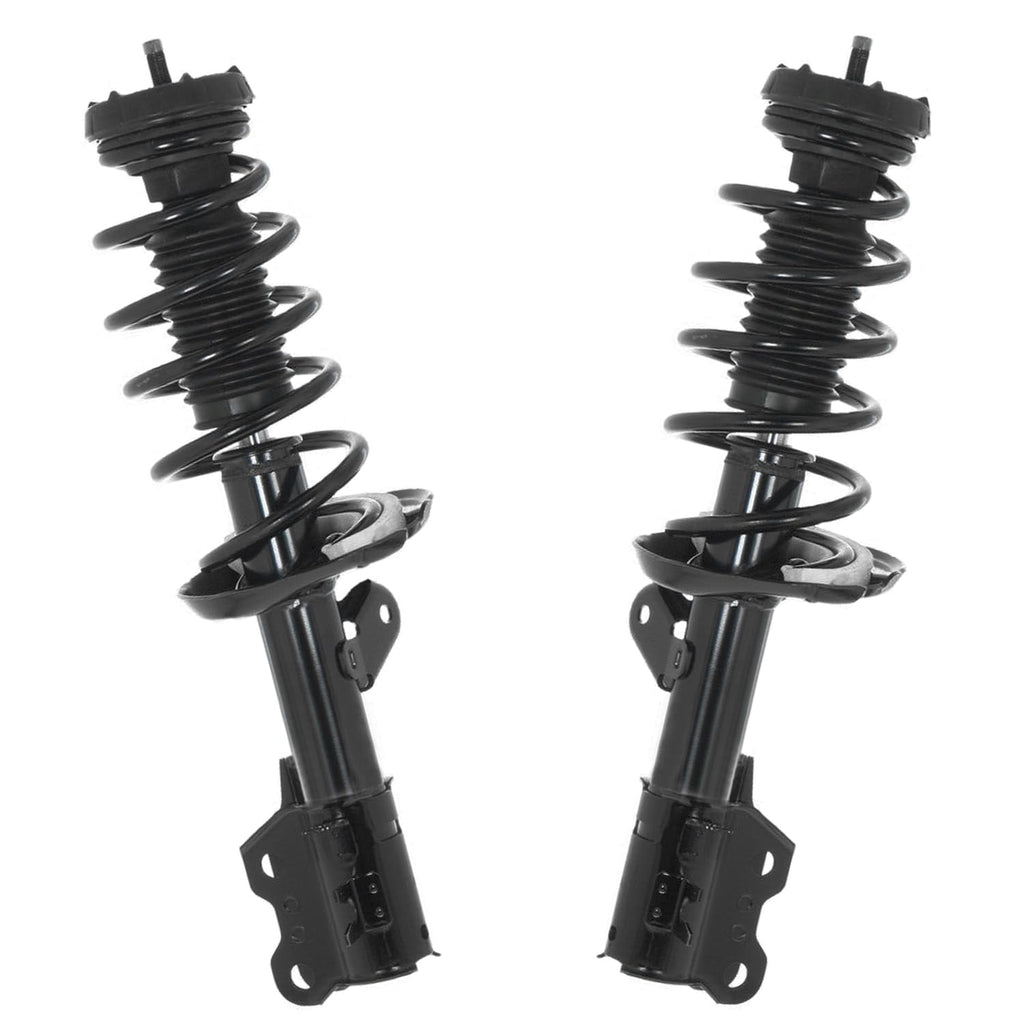Detroit Axle - AWD Front Struts Sway Bars for 2013-2022 Chevrolet Trax Buick Encore 2 Struts with Coil Spring 2 Sway Bar End Links 2014 2015 2016 2017 2018 2019 2020 2021 Replacement Suspension