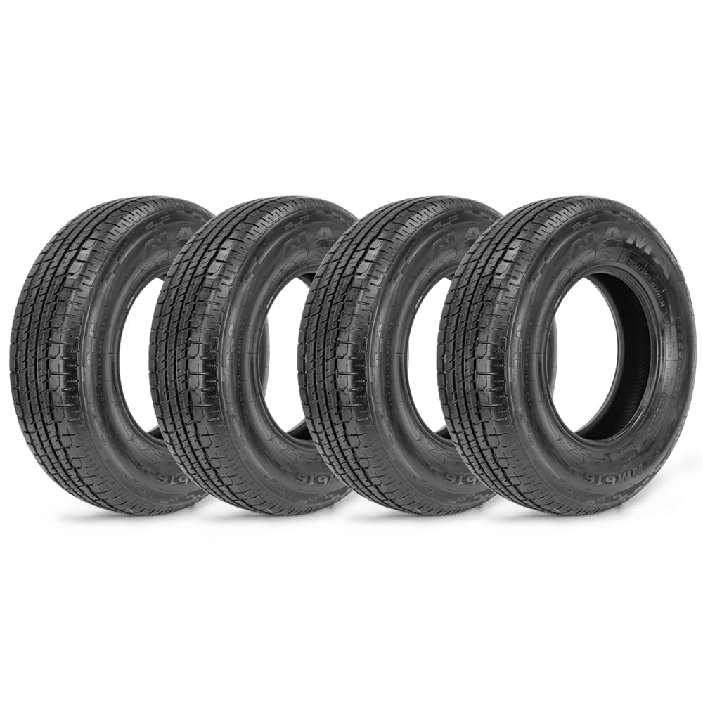 NAMA ST205/75R15 Trailer Tires Set of 4-205/75/15 Trailer Tire 10 Ply Load Range E Heavy Duty Radial Tires