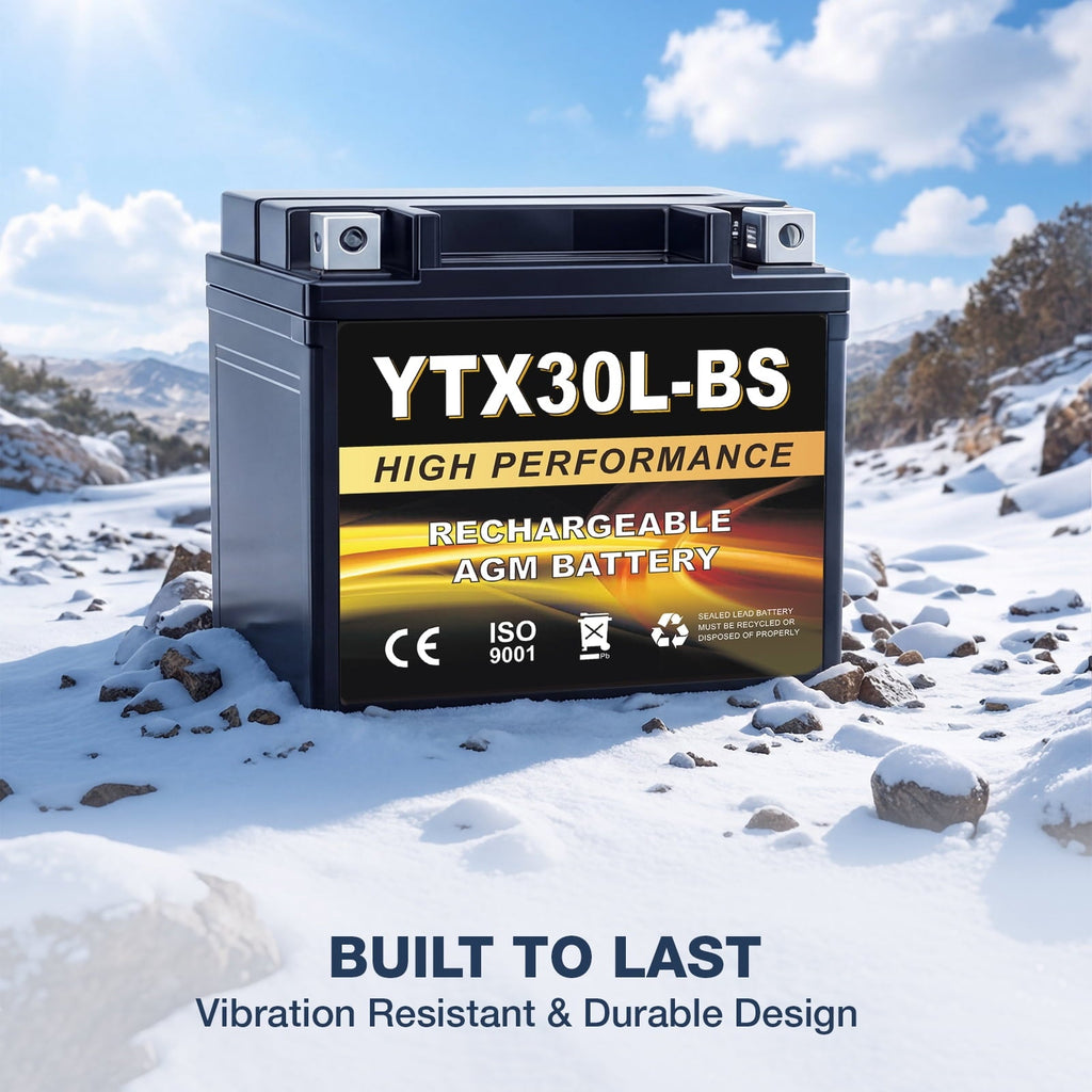 Anlibatt YTX14-BS Motorcycle Battery 12V 12Ah 200CCA Rechargeable Sealed Batteries Powersport Replacement for ATV, Scooter, Jet ski, Dirt Bike