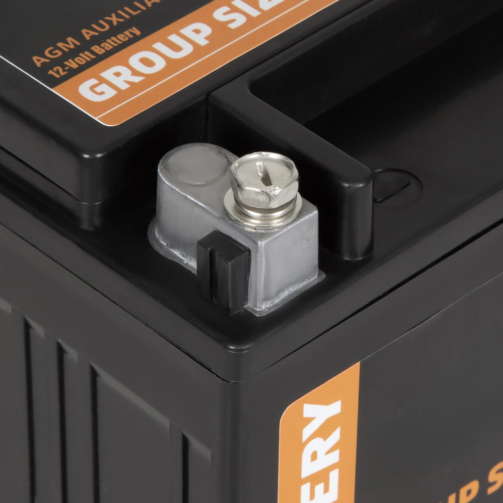 Anlibatt BCI Group 49 Battery, AGM 12 Volt Rechargeable Automotive Batteries for Car, H8 900CCA 95Ah 160RC Maintenance Free