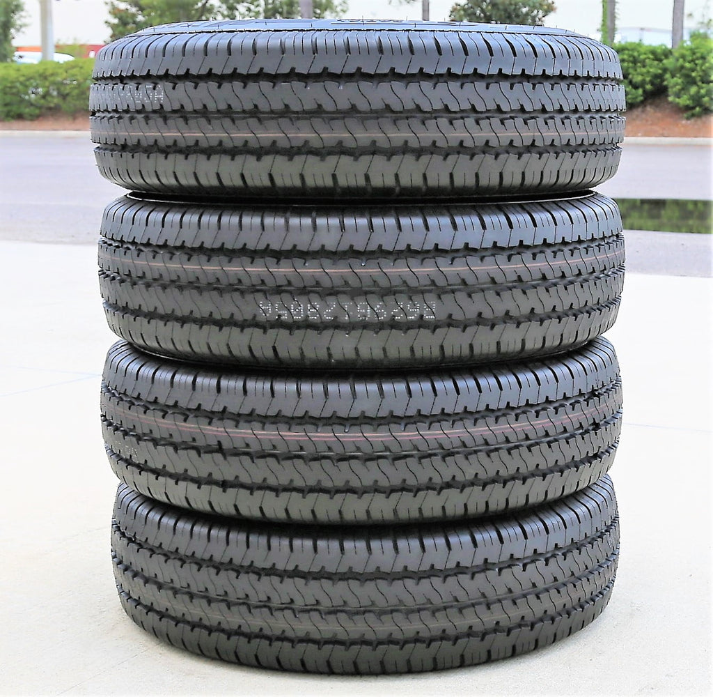 Set of 4 GT Radial Maxmiler Pro 235/65R16 121/119R E 10 Ply Van Commercial Tires