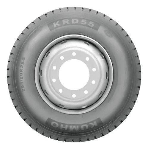 KUMHO 295 / 80R22.5 18PR Drive Tire | Extreme Durability, Open Shoulder Traction & Fuel Efficiency | 152/148 Load Index