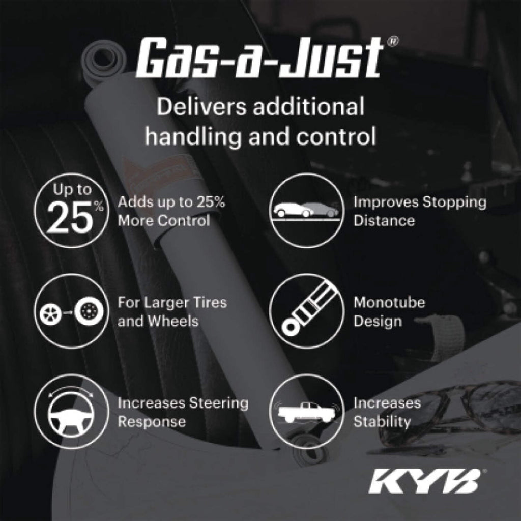 KYB 2019+ RAM 1500 4WD/RWD (w/o Air  Off Road Susp.) (Exc. Rebel  TRX) Gas-a-Just Shock - Rear