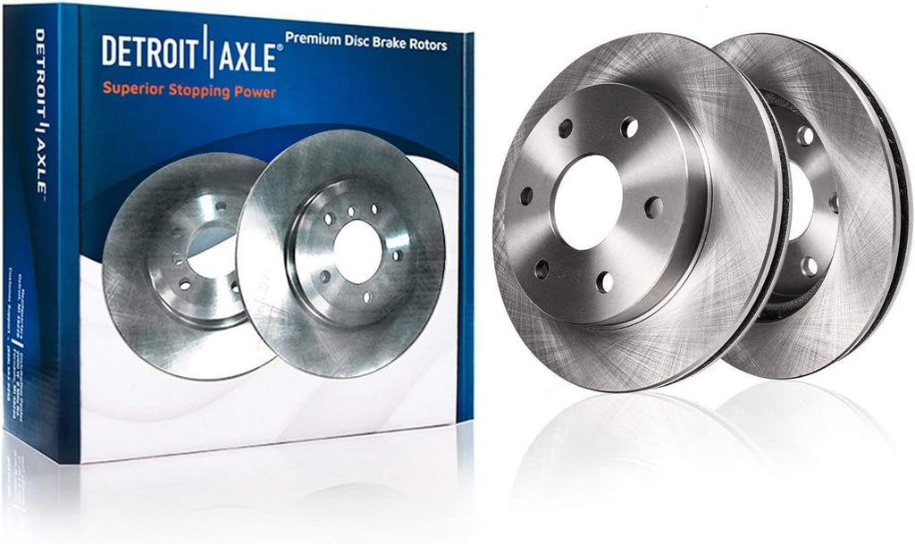 Detroit Axle - Front Brake Kit for 2003-2006 Lincoln Navigator Ford Expedition, Disc Brake Rotors Ceramic Brakes Pads with Hardware 2004 2005 Replacement : 12.99 inch Rotor